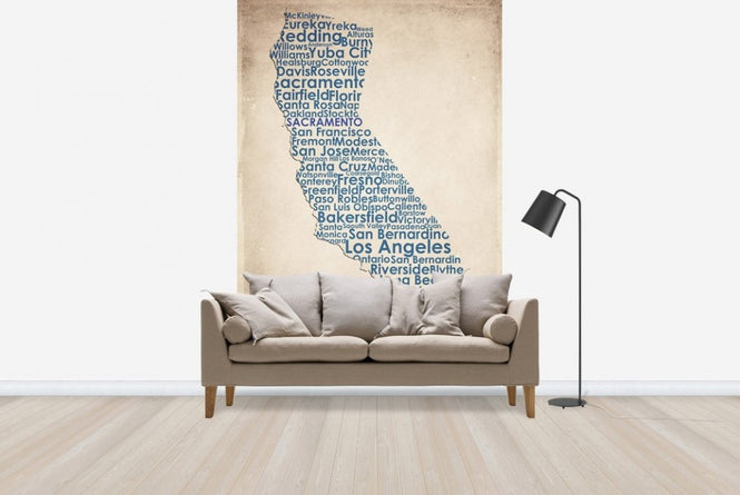 PHOTOWALL / California Map (e22956)