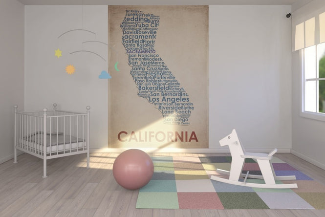 PHOTOWALL / California Map (e22956)