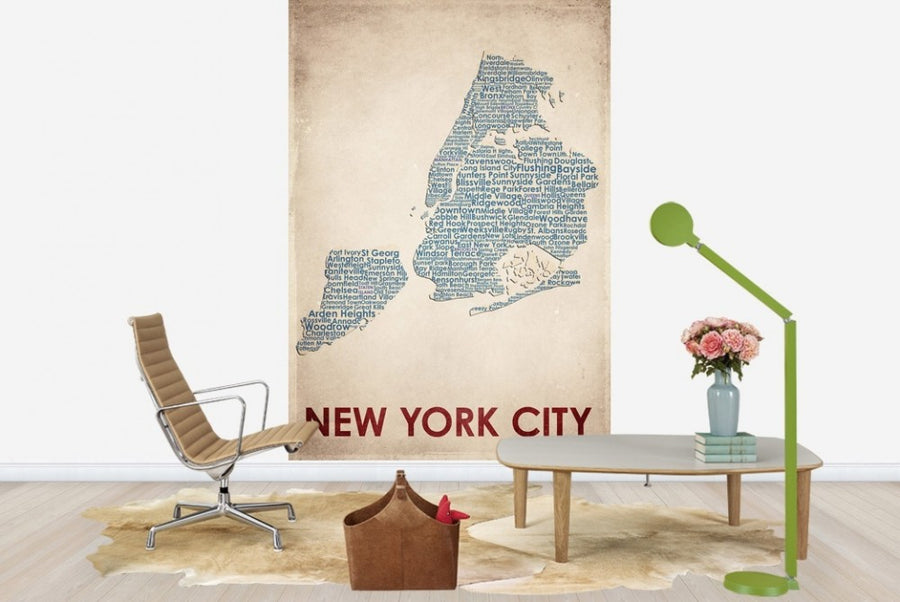 PHOTOWALL / New York City Map (e22957)