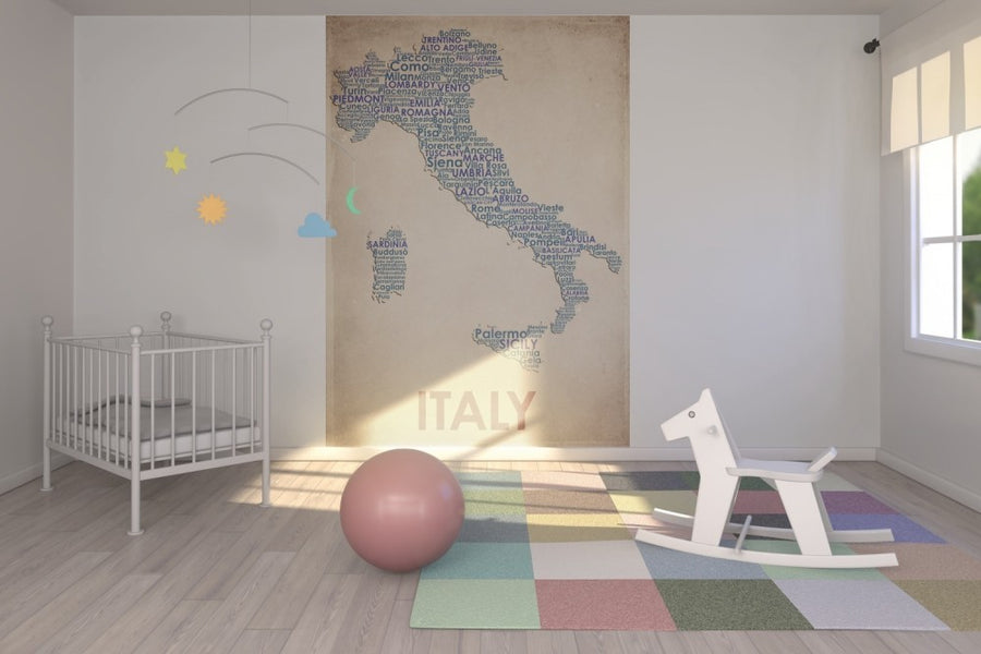 PHOTOWALL / Italy Map (e22959)