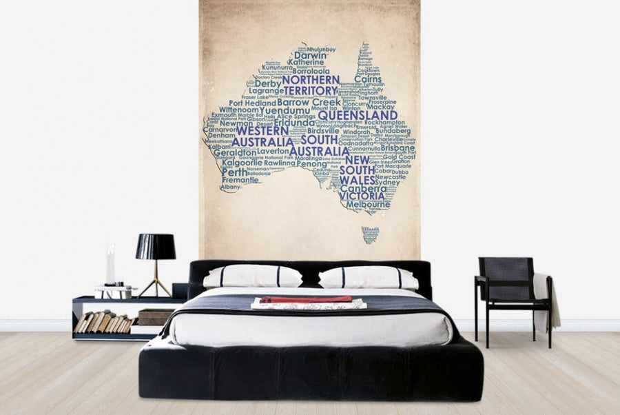 PHOTOWALL / Australia Map (e22964)
