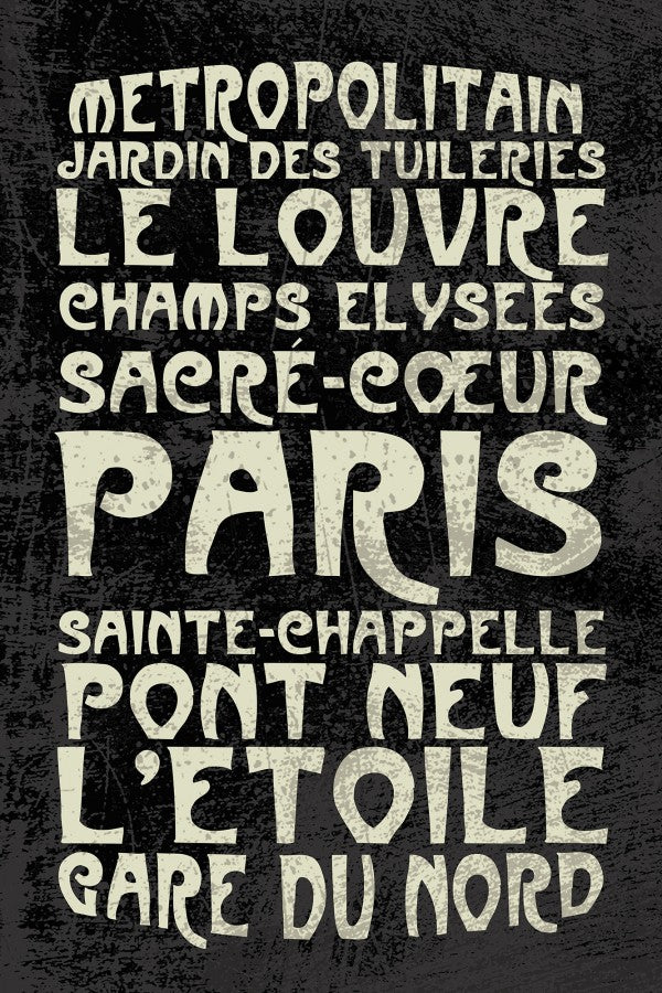 PHOTOWALL / Paris Sign (e22986)
