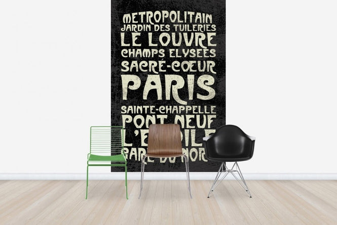 PHOTOWALL / Paris Sign (e22986)