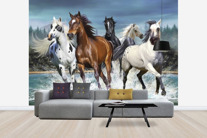 PHOTOWALL / Running Horses (e23000)