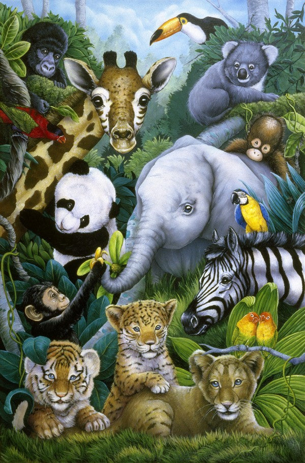 PHOTOWALL / Jungle Animals (e23003)