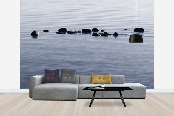 PHOTOWALL / Stones in Water (e23049)