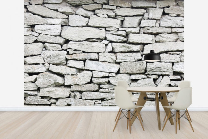 PHOTOWALL / Grey Stone Wall (e23089)