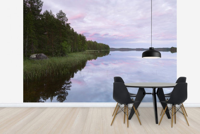 PHOTOWALL / Purple Lake Sunset (e23106)