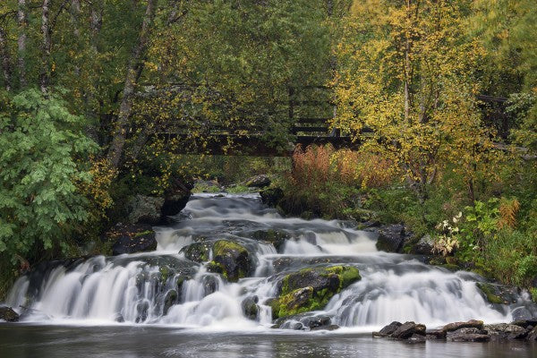 PHOTOWALL / Beautiful Lapland Waterfall (e23113)