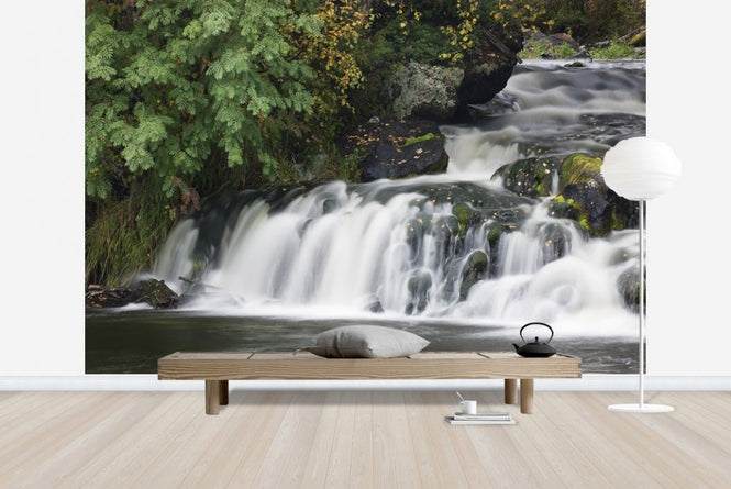 PHOTOWALL / Autumn Waterfall, Lapland (e23114)