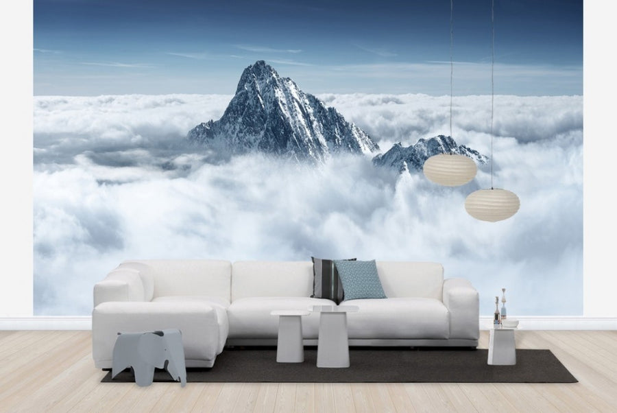 PHOTOWALL / Alpine Mountain in the Clouds (e23162)