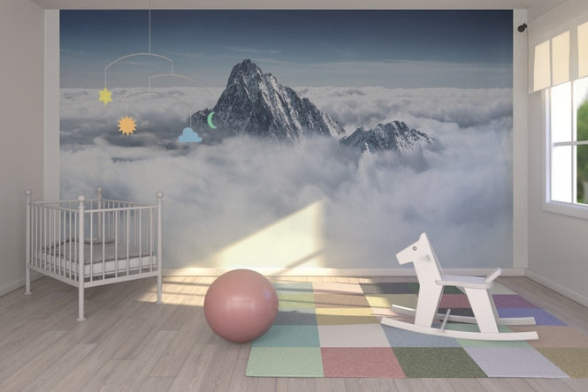 PHOTOWALL / Alpine Mountain in the Clouds (e23162)
