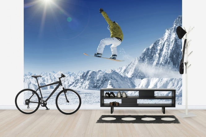 PHOTOWALL / Skier in the high Mountains (e23192)