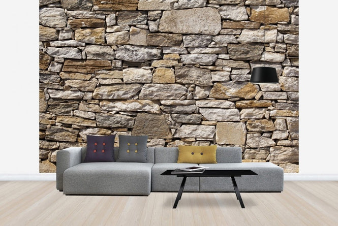 PHOTOWALL / Stone Wall background (e23195)