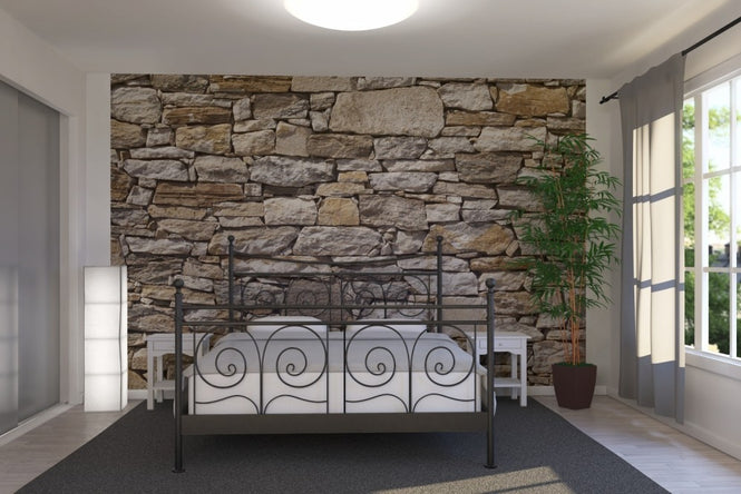 PHOTOWALL / Stone Wall background (e23195)