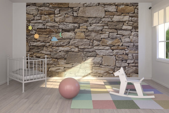 PHOTOWALL / Stone Wall background (e23195)
