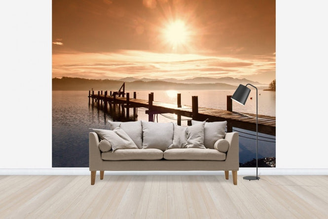 PHOTOWALL / Wooden Jetty (e23203)