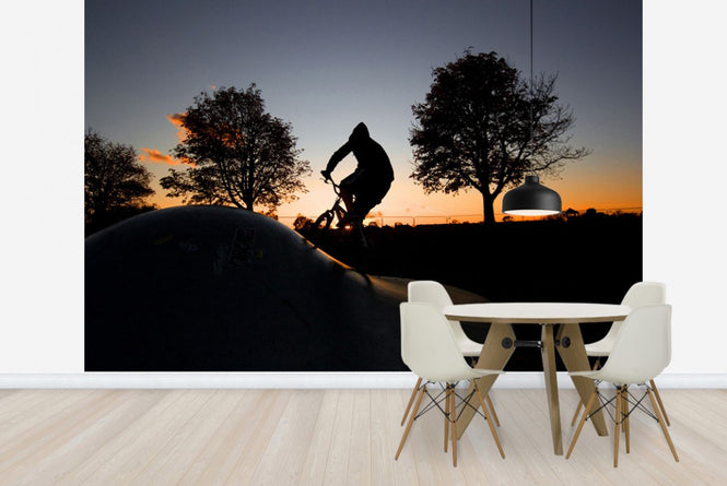PHOTOWALL / BMX Biking at Sunset (e23206)
