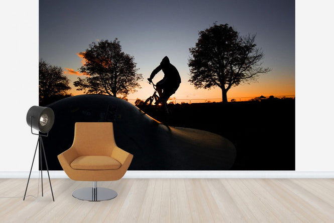 PHOTOWALL / BMX Biking at Sunset (e23206)