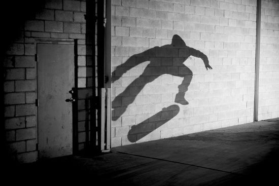 PHOTOWALL / Shadow Skateboarder (e23212)