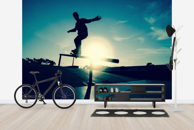 PHOTOWALL / Skateboarder on a Grind (e23214)