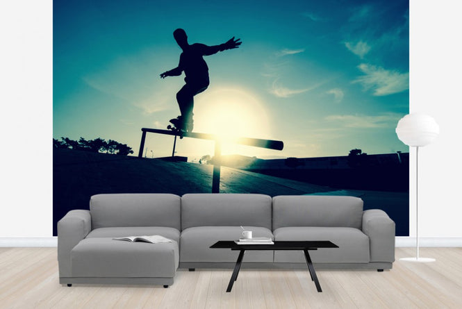 PHOTOWALL / Skateboarder on a Grind (e23214)