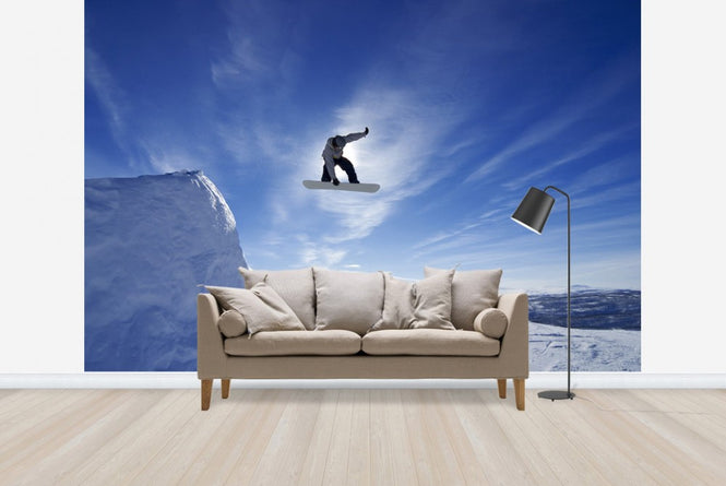 PHOTOWALL / Snowboard Big Air Jump (e23216)