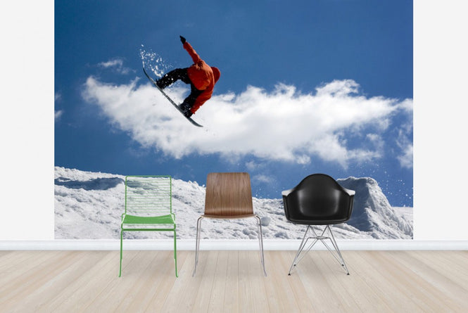 PHOTOWALL / Snowboard Jump from Ramp (e23217)