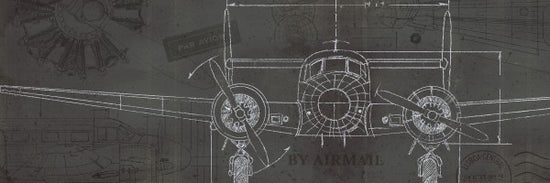 PHOTOWALL / Plane Blueprint 4 (e23410)