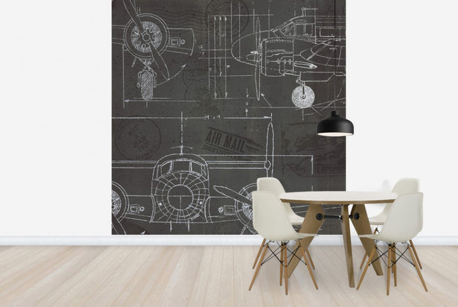 PHOTOWALL / Plane Blueprint 3 (e23412)