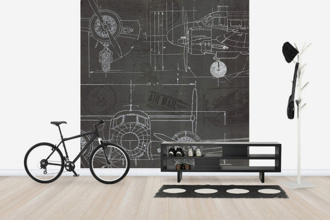 PHOTOWALL / Plane Blueprint 3 (e23412)