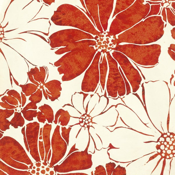 PHOTOWALL / Summer Daisies Red (e23413)