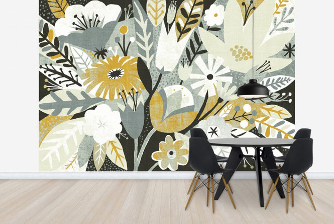 PHOTOWALL / Vintage Bouquet Yellow (e23470)