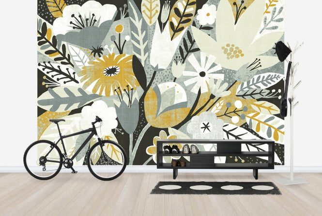 PHOTOWALL / Vintage Bouquet Yellow (e23470)