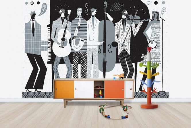 PHOTOWALL / The Band Black and White (e23477)
