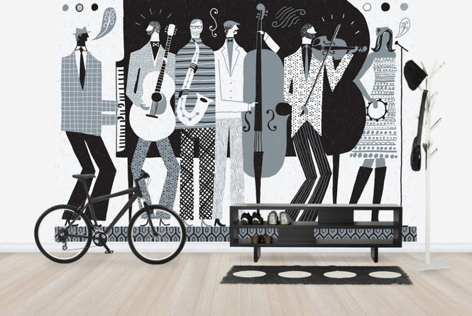 PHOTOWALL / The Band Black and White (e23477)