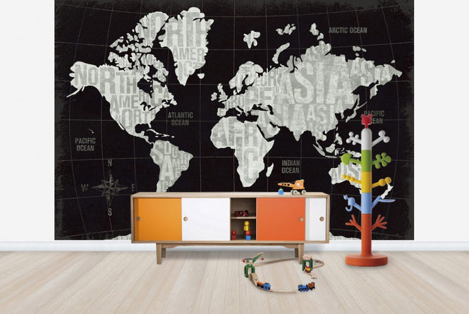 PHOTOWALL / Modern World Black (e23480)