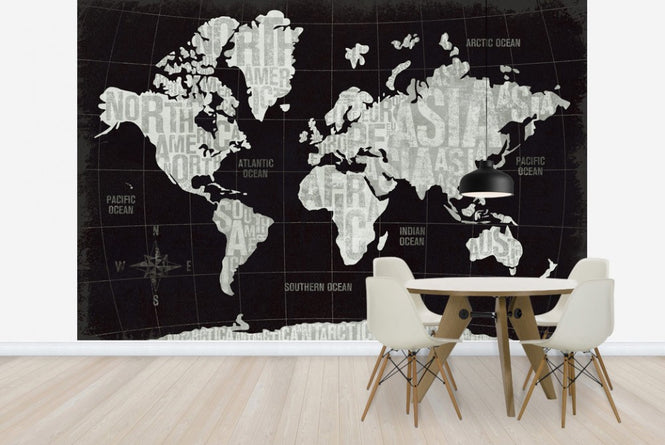 PHOTOWALL / Modern World Black (e23480)