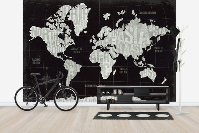 PHOTOWALL / Modern World Black (e23480)