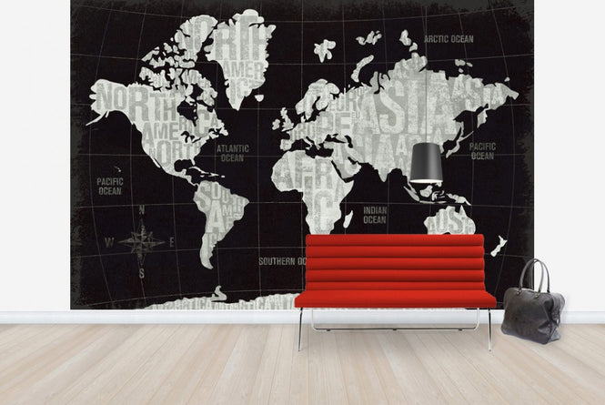 PHOTOWALL / Modern World Black (e23480)