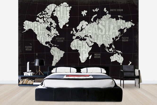 PHOTOWALL / Modern World Black (e23480)