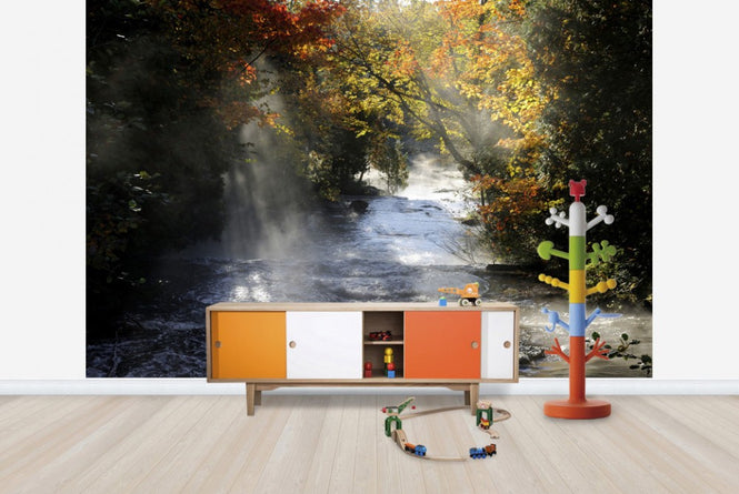 PHOTOWALL / Waterfall with Autumn Colors (e23587)