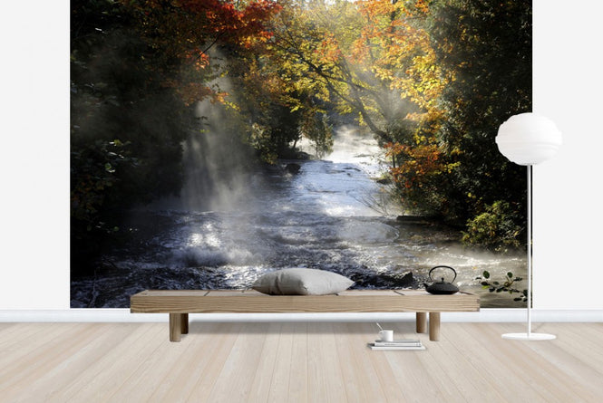 PHOTOWALL / Waterfall with Autumn Colors (e23587)