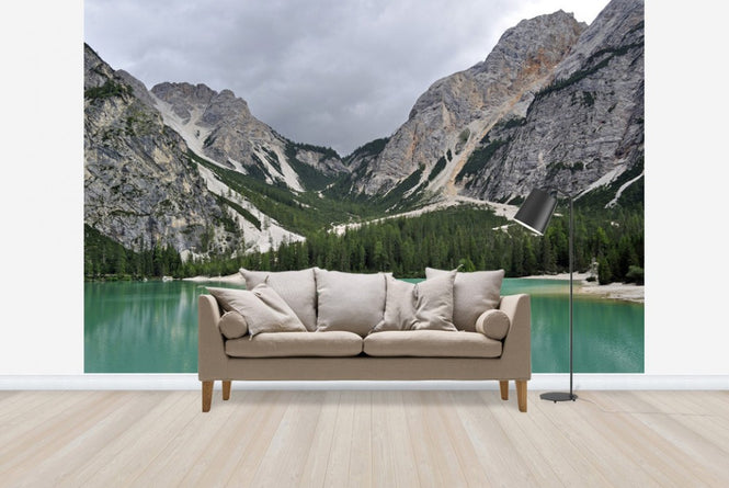 PHOTOWALL / Lake Lago di Braies (e23600)