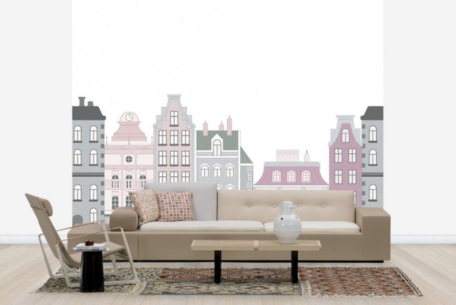 PHOTOWALL / Old town pink (e23679)