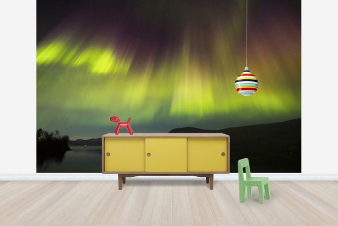 PHOTOWALL / Northern Lights in Tornetrask - Sweden (e23693)