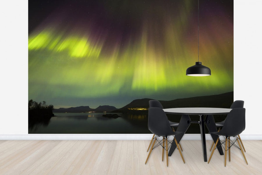PHOTOWALL / Northern Lights in Tornetrask - Sweden (e23693)
