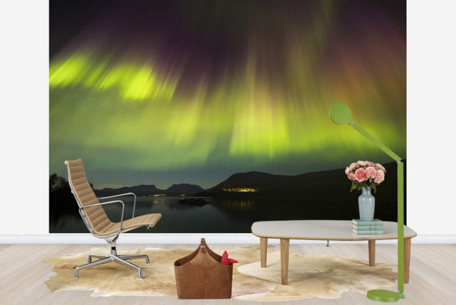 PHOTOWALL / Northern Lights in Tornetrask - Sweden (e23693)