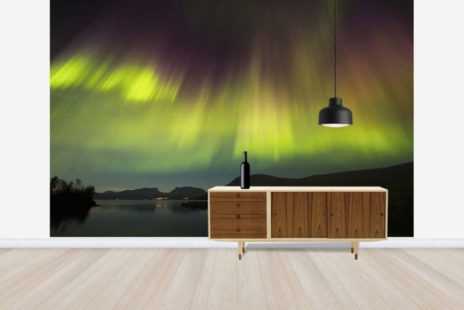 PHOTOWALL / Northern Lights in Tornetrask - Sweden (e23693)