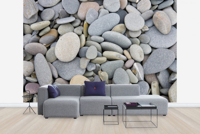 PHOTOWALL / Pebbles on Sandymouth Beach (e23705)